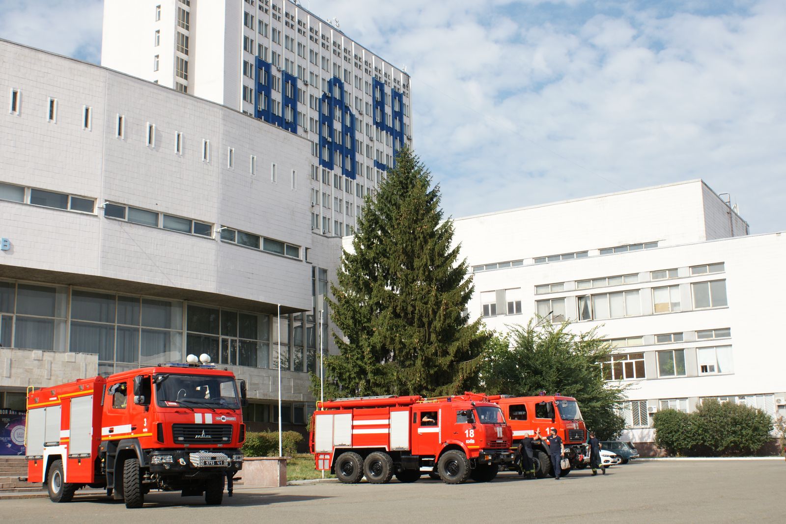 Навчання з пожежної безпеки в НАУ